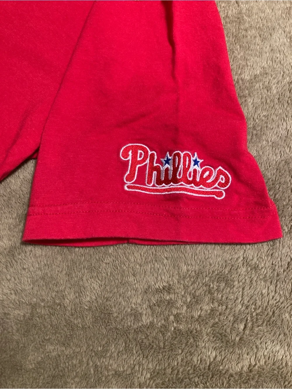 NWOT Nike Philadelphia Phillies Tee T Shirt Short Sleeve Red White Boys XL